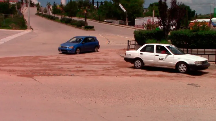 Piden retiro de arena en glorieta