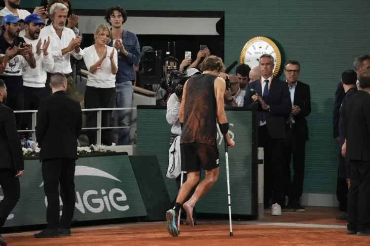 Lesión deja fuera a Zverev