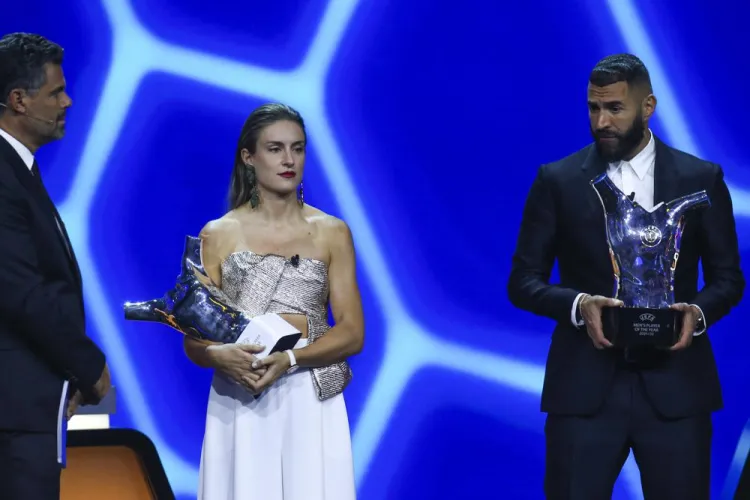 Ganan premios Putellas y Benzema