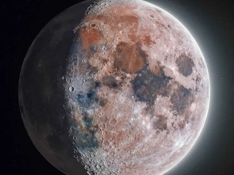 Astrofotógrafos logran captar imagen “ridículamente detallada” de la Luna