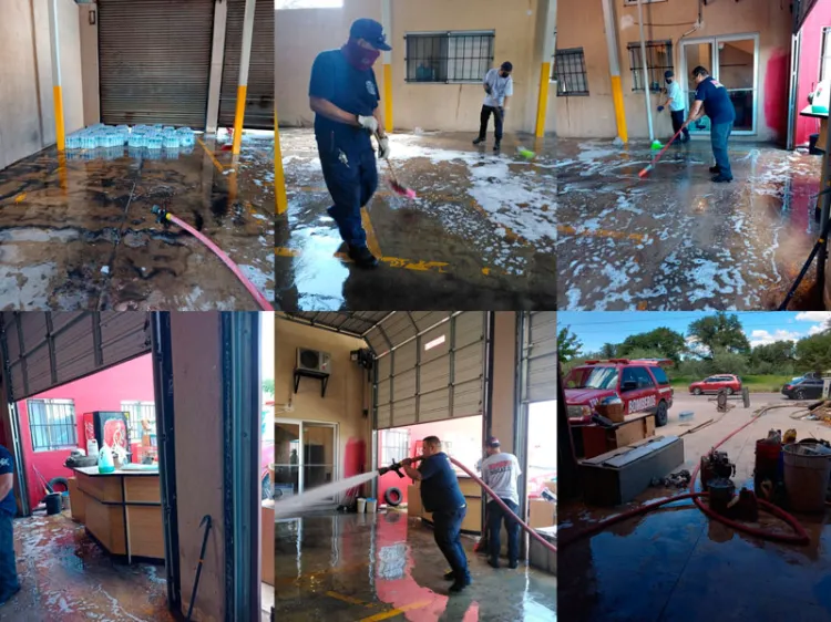 Alistan bomberos sub estación en La Mesa