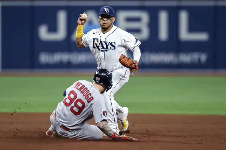 Rays vencen a Medias Rojas