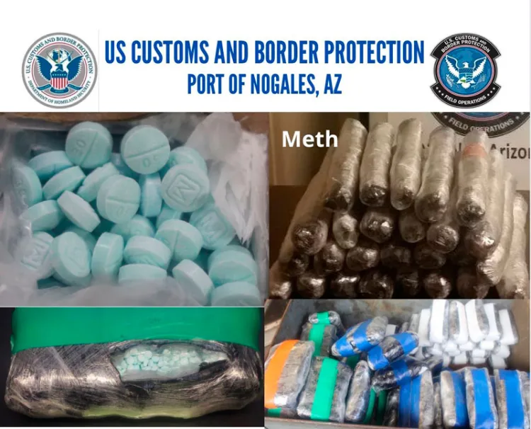 Incautan narcóticos en garitas de Nogales, Arizona