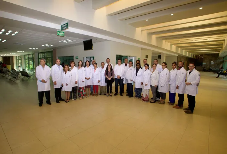 Llegan 15 médicas y médicos especialistas a Hospital General de Cananea