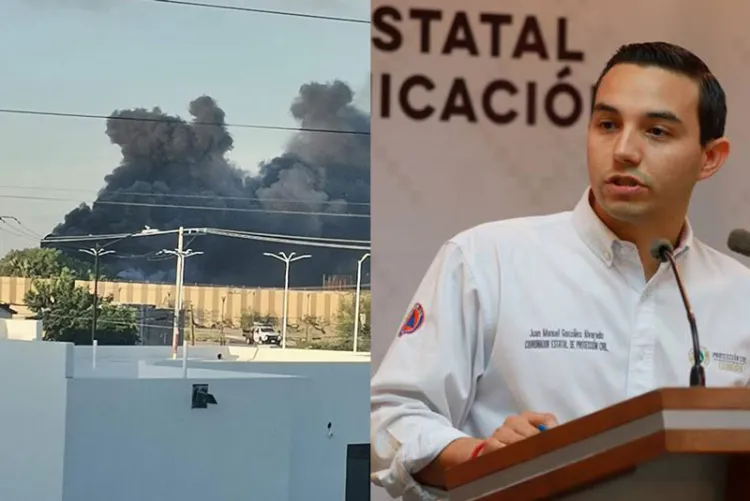 Corto circuito, posible causa de incendio en CERESO 1