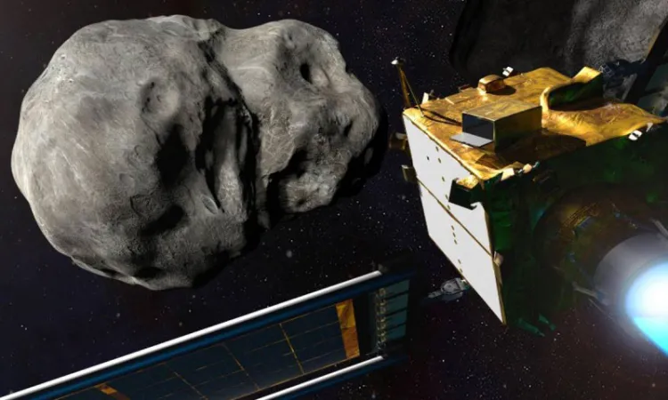 NASA impacta nave DART contra asteroide