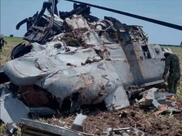 Falta de combustible causó desplome de helicóptero tras captura de Caro Quintero