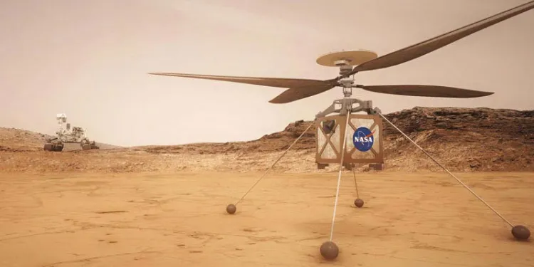 Ingenuity encuentra objetos en Marte