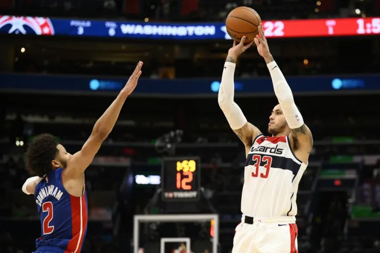 Wizards derrota a los Pistones