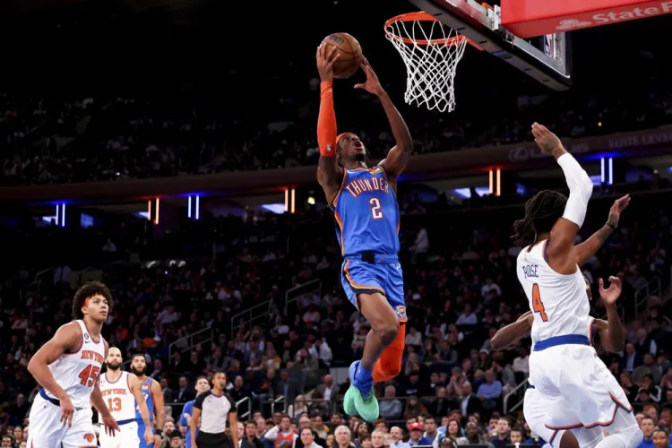 Thunder se impone a los Knicks