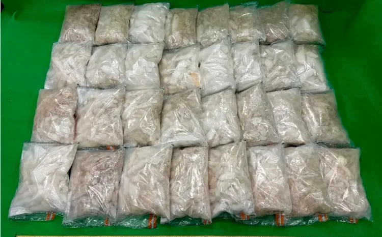 Incautan cargamento de metanfetamina enviada de México en Hong Kong