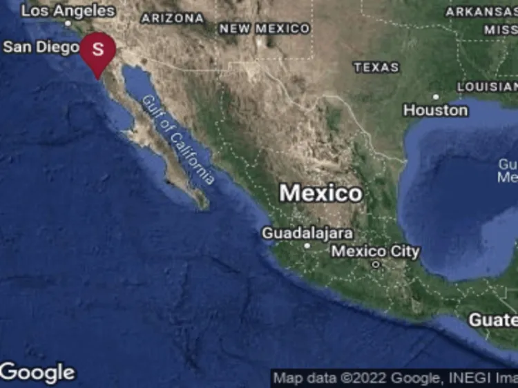 Sacude sismo de 6.2 a Baja California