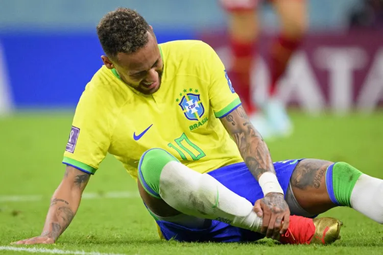 Neymar fuera ante Suiza