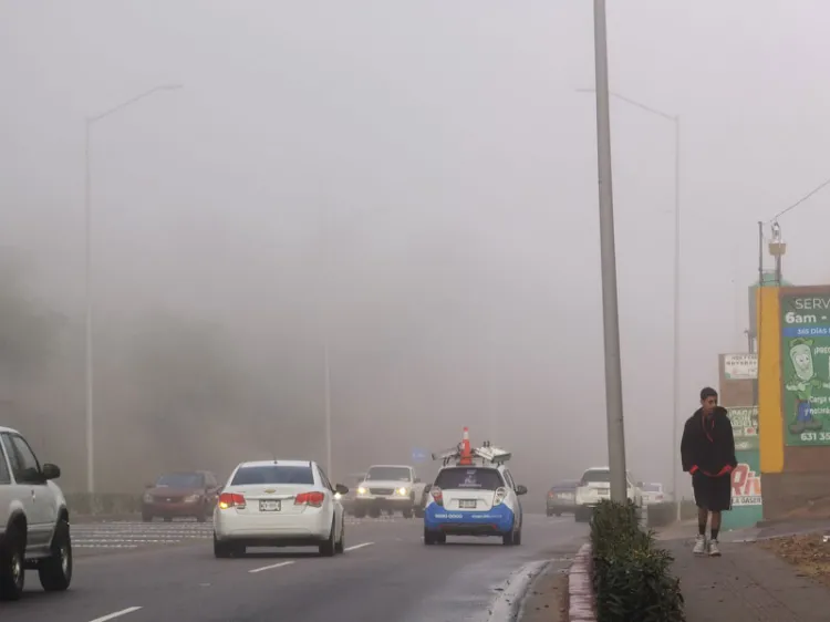 Envuelve neblina la frontera