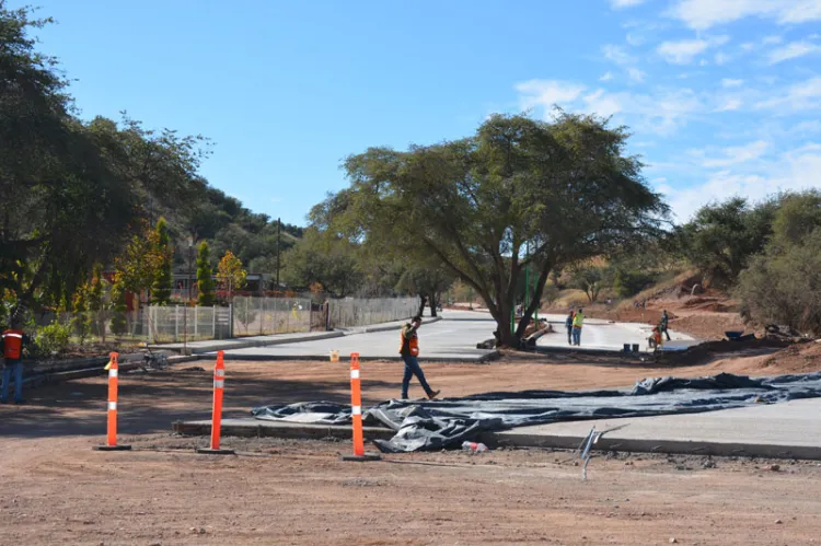 Registra avance pavimentación en avenida Hidalgo