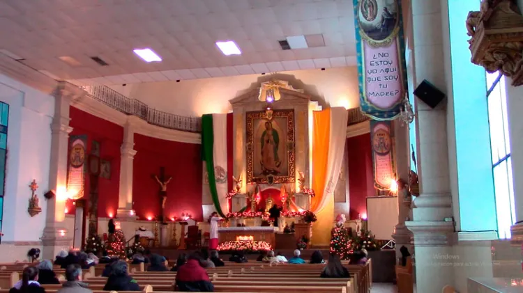 Celebran a la Virgen de Guadalupe en su día