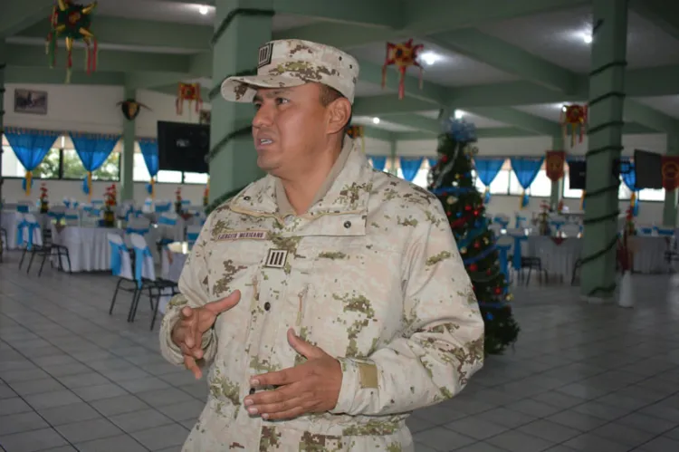 Atento Ejército Mexicano a celebración de fin de año