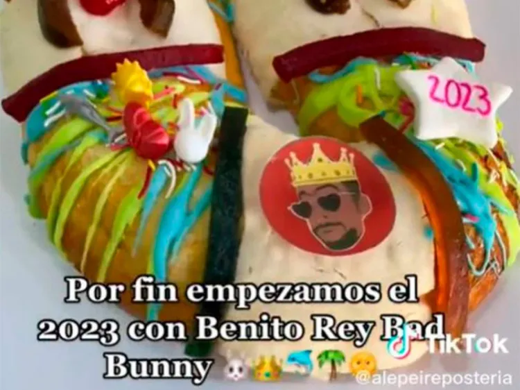 ¡Ya te puedes comer a Bad Bunny!… claro en la Rosca de Reyes