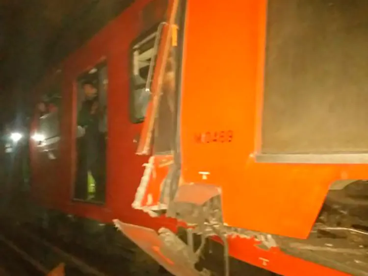 Choque de trenes deja un muerto y varios heridos en Línea 3 del metro en la CDMX