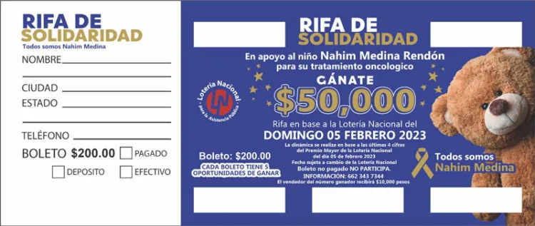 Alistan rifa a beneficencia