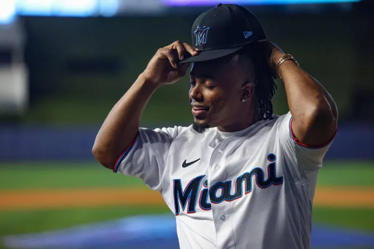 Marlins presentan a Segura