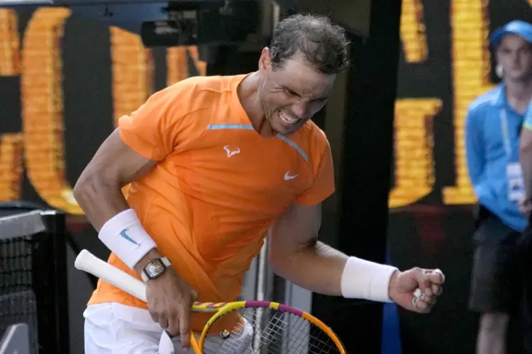 Nadal pasa susto en Australia