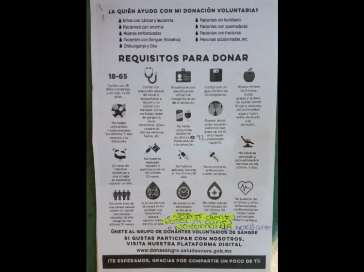 Buscan donadores de sangre