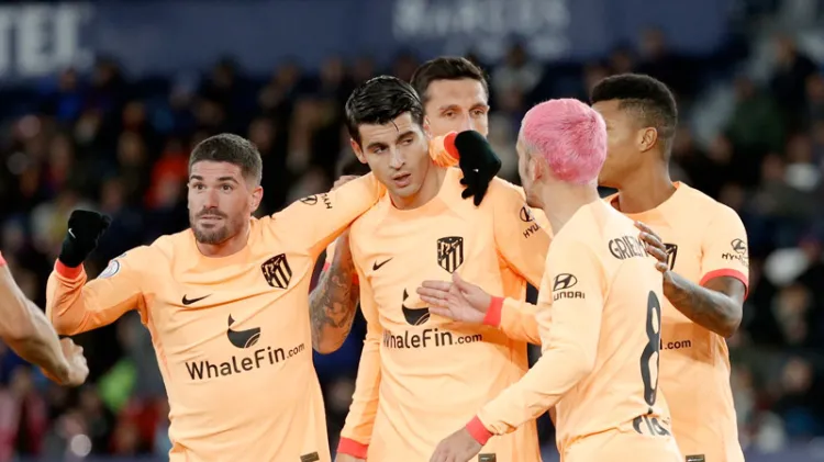 Victoria del Atleti en Copa del Rey