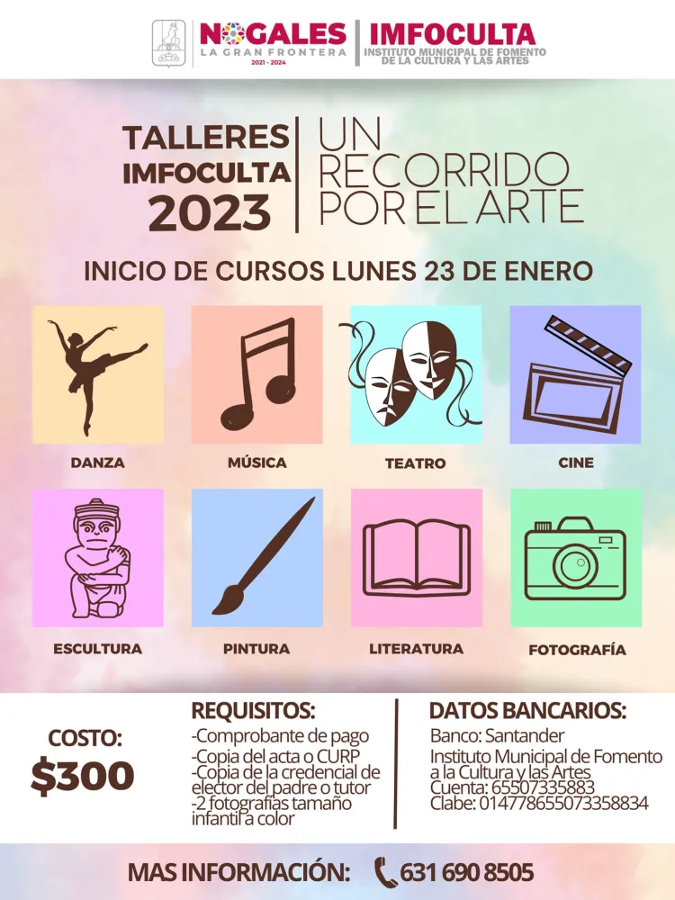 Invitan a tomar cursos en el Imfoculta