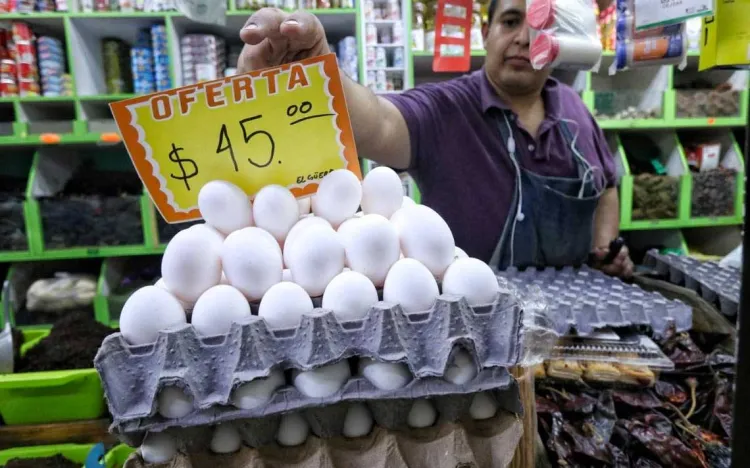 Está precio del huevo por las nubes, sube hasta 55 pesos el kilo en la CdMx