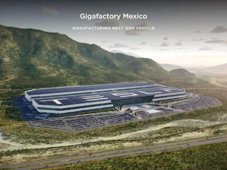 Tesla presenta diseño de gigafactoría en Nuevo León