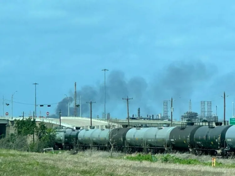 Se incendia planta química cercana a Deer Park, en Texas