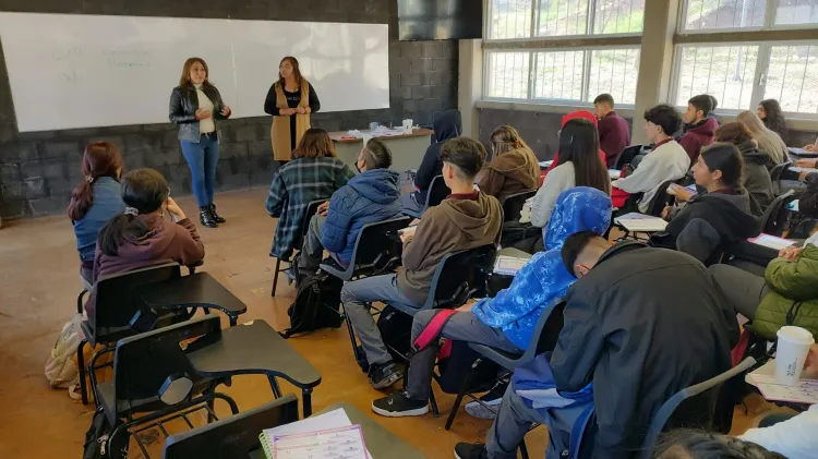 Realizan intervención preventiva en la Preparatoria Municipal