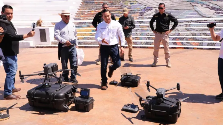 Se apoya Protección Civil Sonora con drones