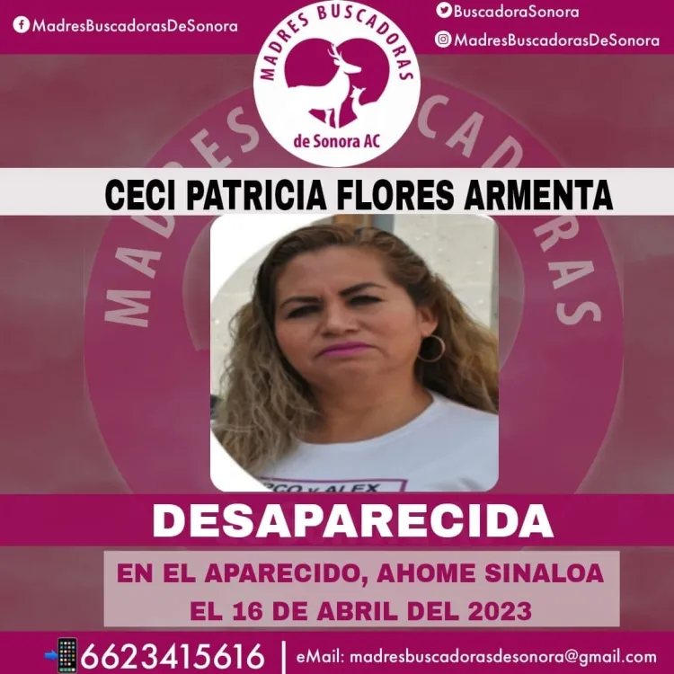 Desaparece Cecilia Flores, fundadora de Madres Buscadoras de Sonora