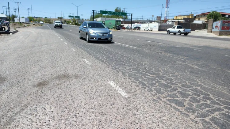 Pavimentarán la entrada sur de Nogales