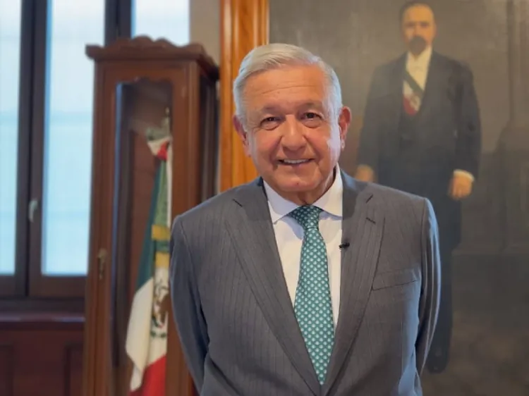 Asegura AMLO que se encuentra bien de salud