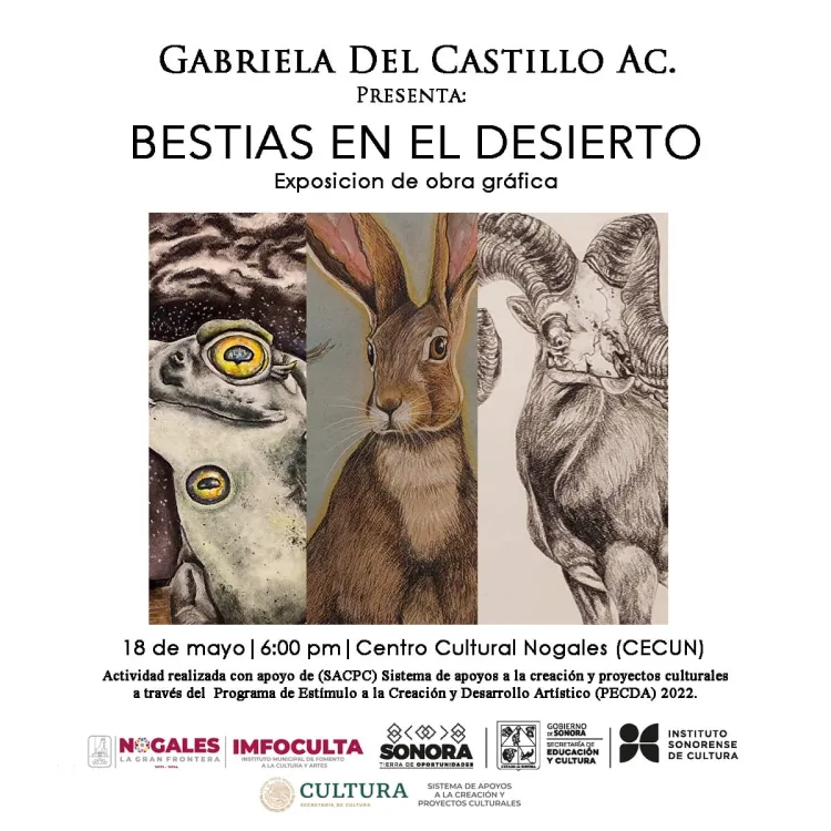 Invitan a exposición “Bestias del Desierto” en el Cecun