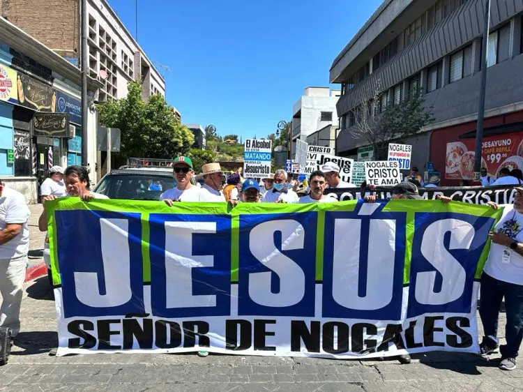 Hacen marcha de esperanza