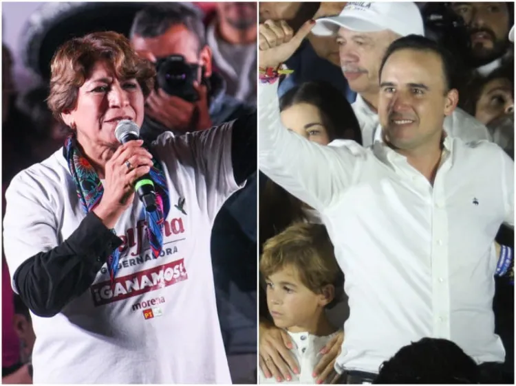 AMLO felicita a Delfina Gómez y Manolo Jiménez; recibirán apoyo del gobierno