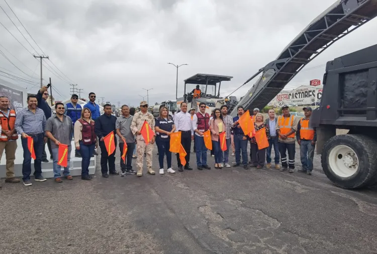 Dan banderazo a rehabilitación de salida a Nogales