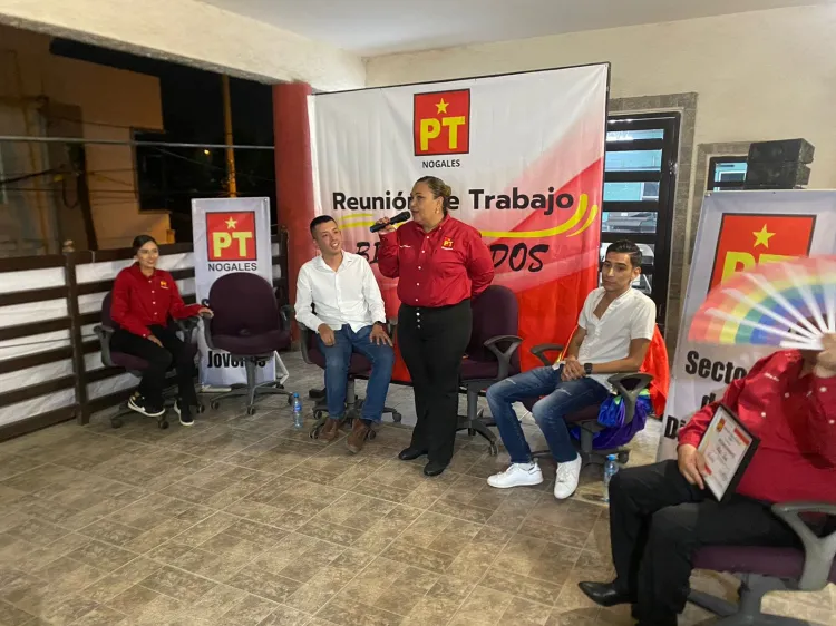 Sostiene el PT Sonora reunión con militantes en Nogales