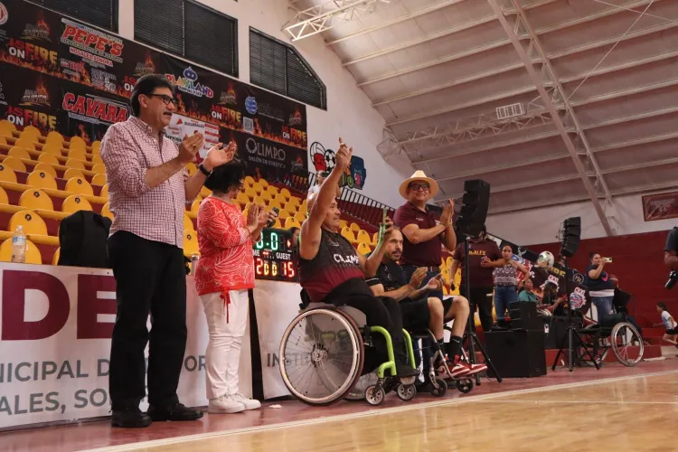 Inaugura Alcalde estatal de basquet adaptado