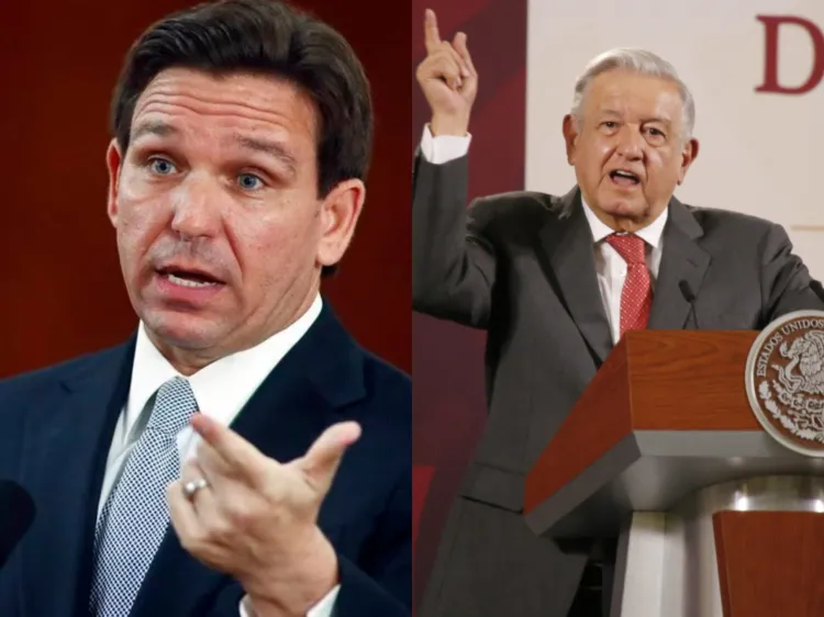 Pide AMLO no votar por Ron DeSantis tras ley migratoria en Florida