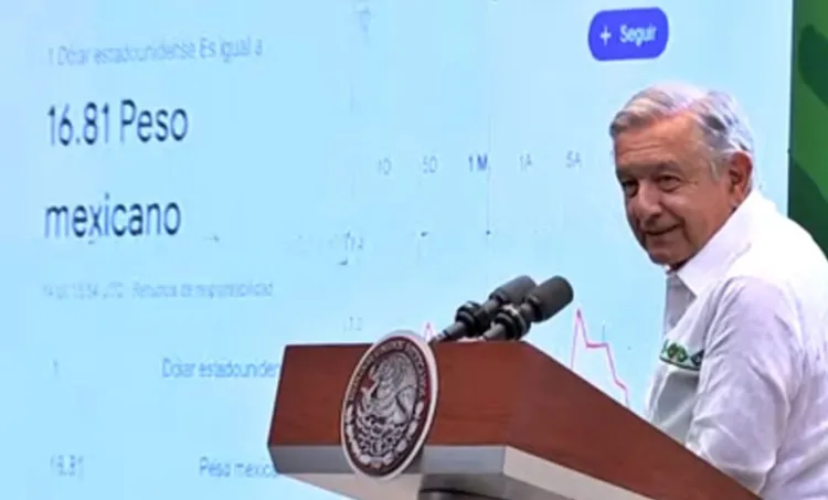 Está fortachón el peso mexicano: AMLO