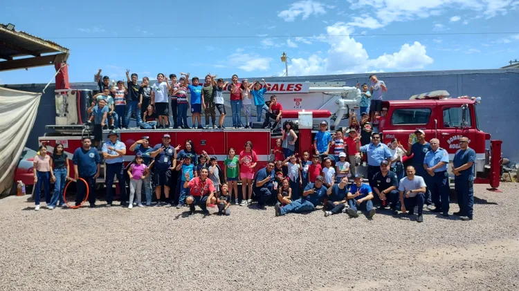 Bomberitos Exploradores motivó a joven para ser bombero