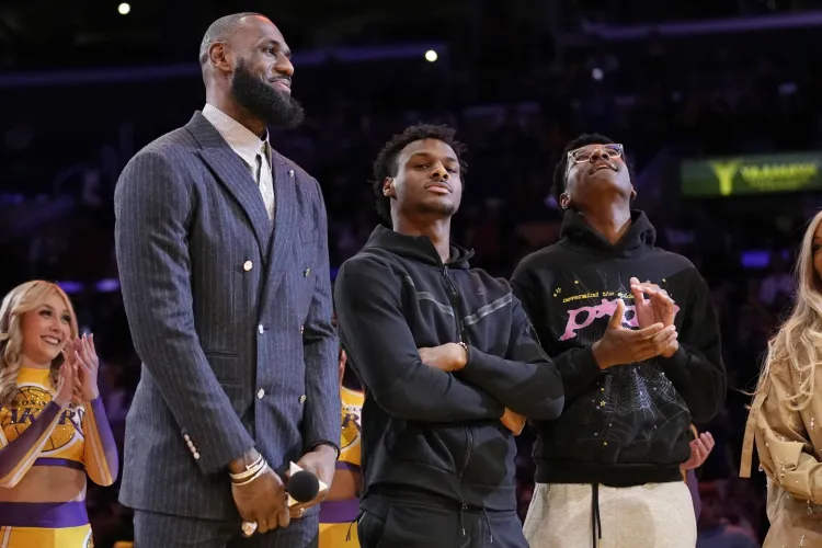 Sin novedades en el caso de Bronny James