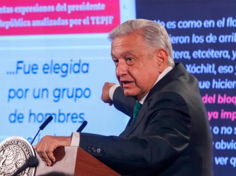 Niega AMLO violencia política de género contra Xóchitl Gálvez