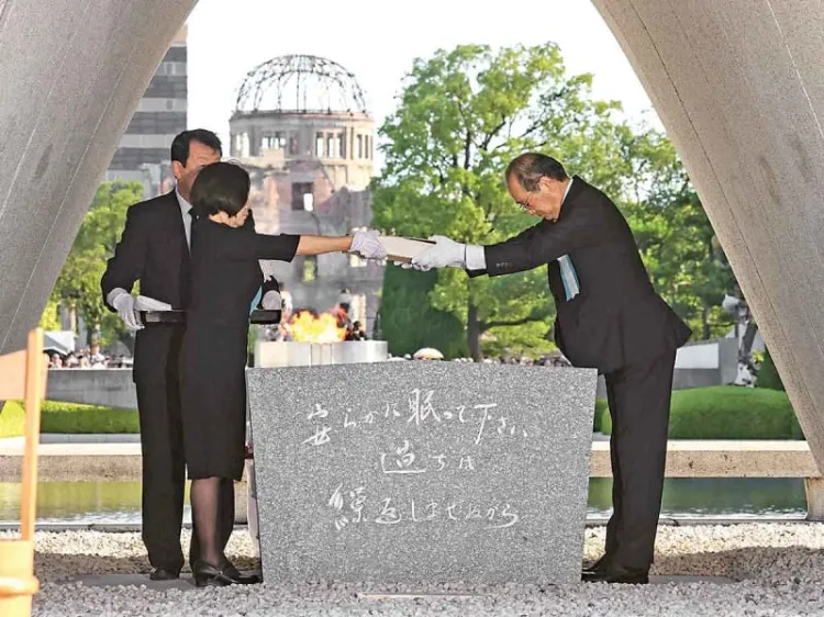 Condenan amenaza nuclear en Hiroshima