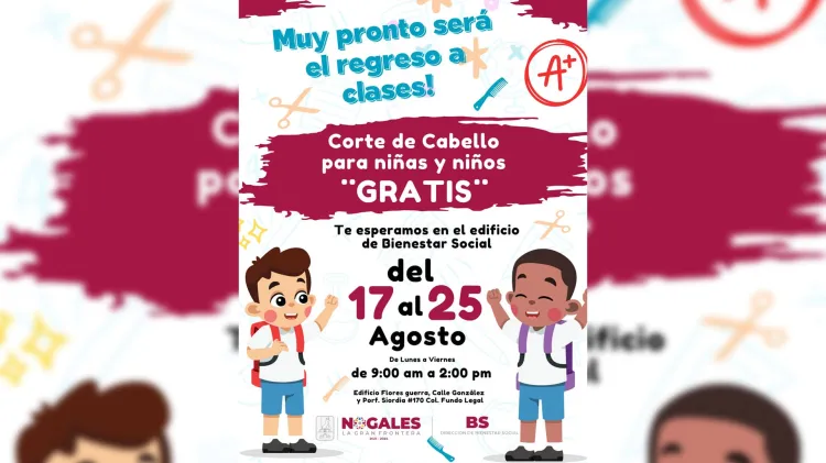 Ofrecerán cortes de pelo para niños totalmente GRATIS